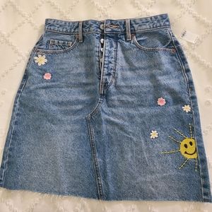 Old Navy Jean Skirt Size 6